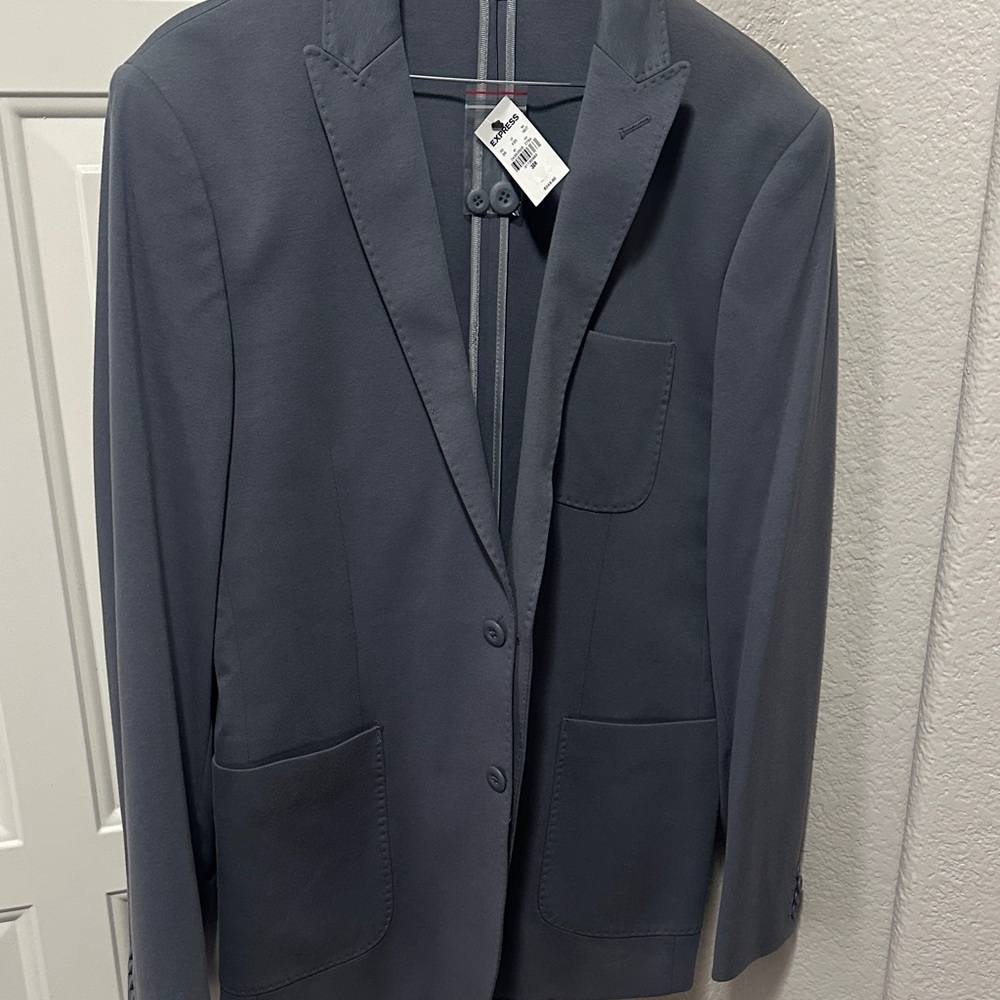 Express Slate Gray Blazer